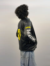 F1 BLACK FERRARI UNISEX LEATHER JACKET