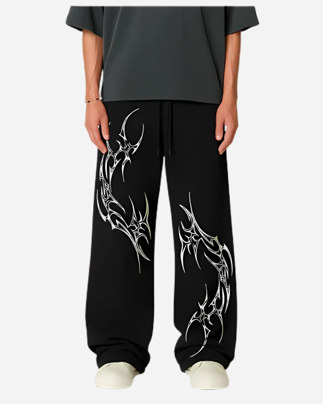 Raudra Unisex Straight Fit Baggy Pants l stylestitch