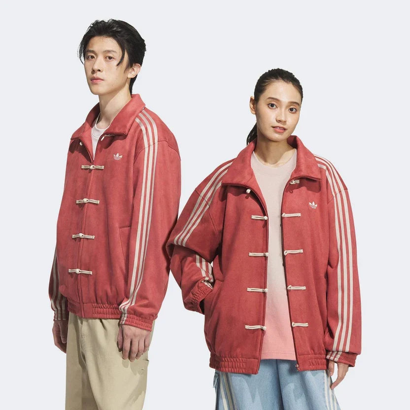 CNY-Inspired Premium Red Suede Jacket by stylestitch