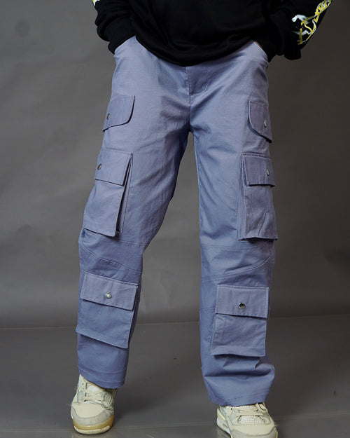 Aesthetics Steel Gray Unisex Cargo by Stylestitch