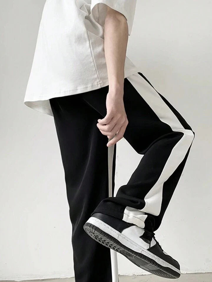 Black Asthetic Unisex Trackpants by Monte Lino
