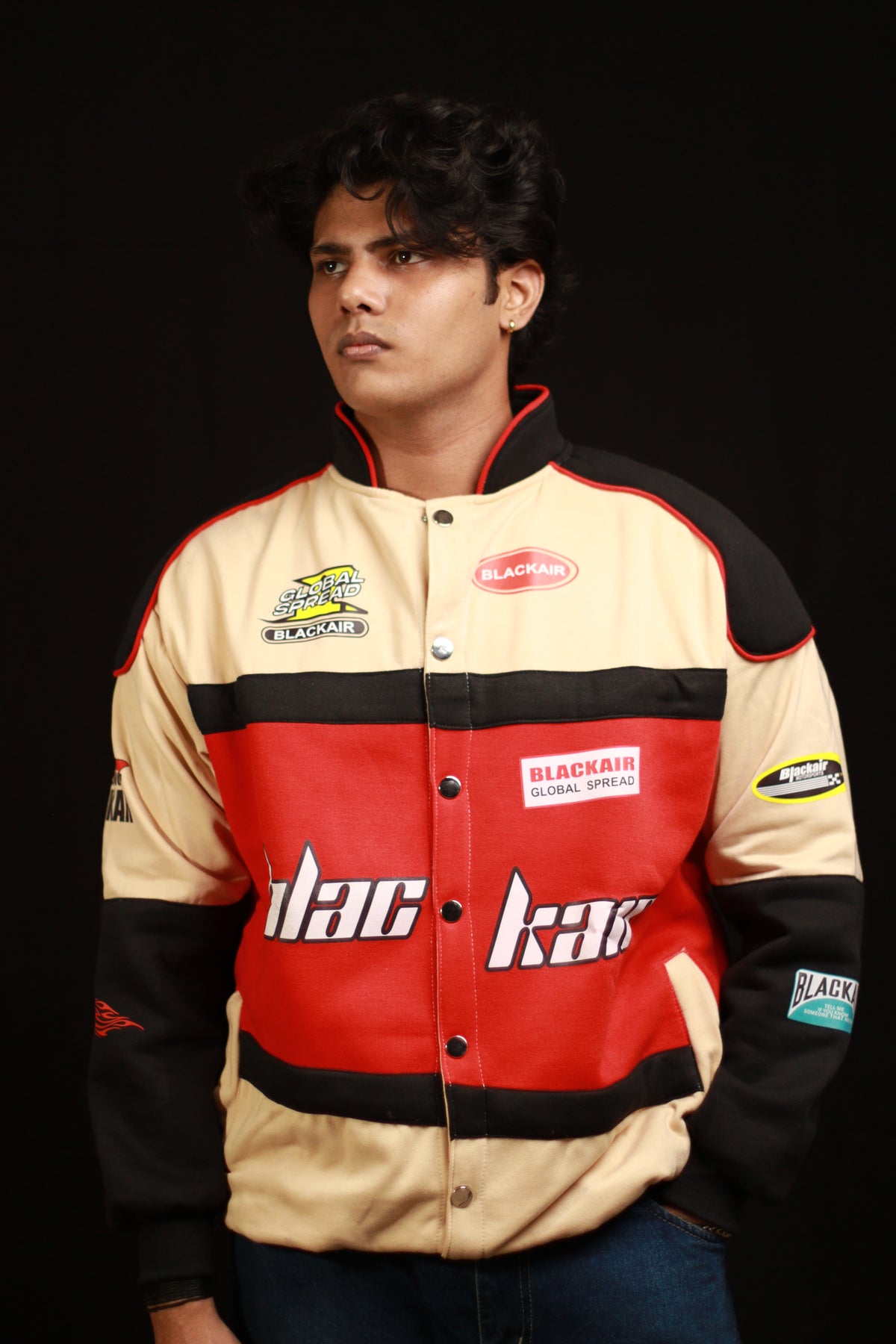 F1 BLACKAIR UNISEX VINTAGE JACKET MEETS MOTORSPORTS