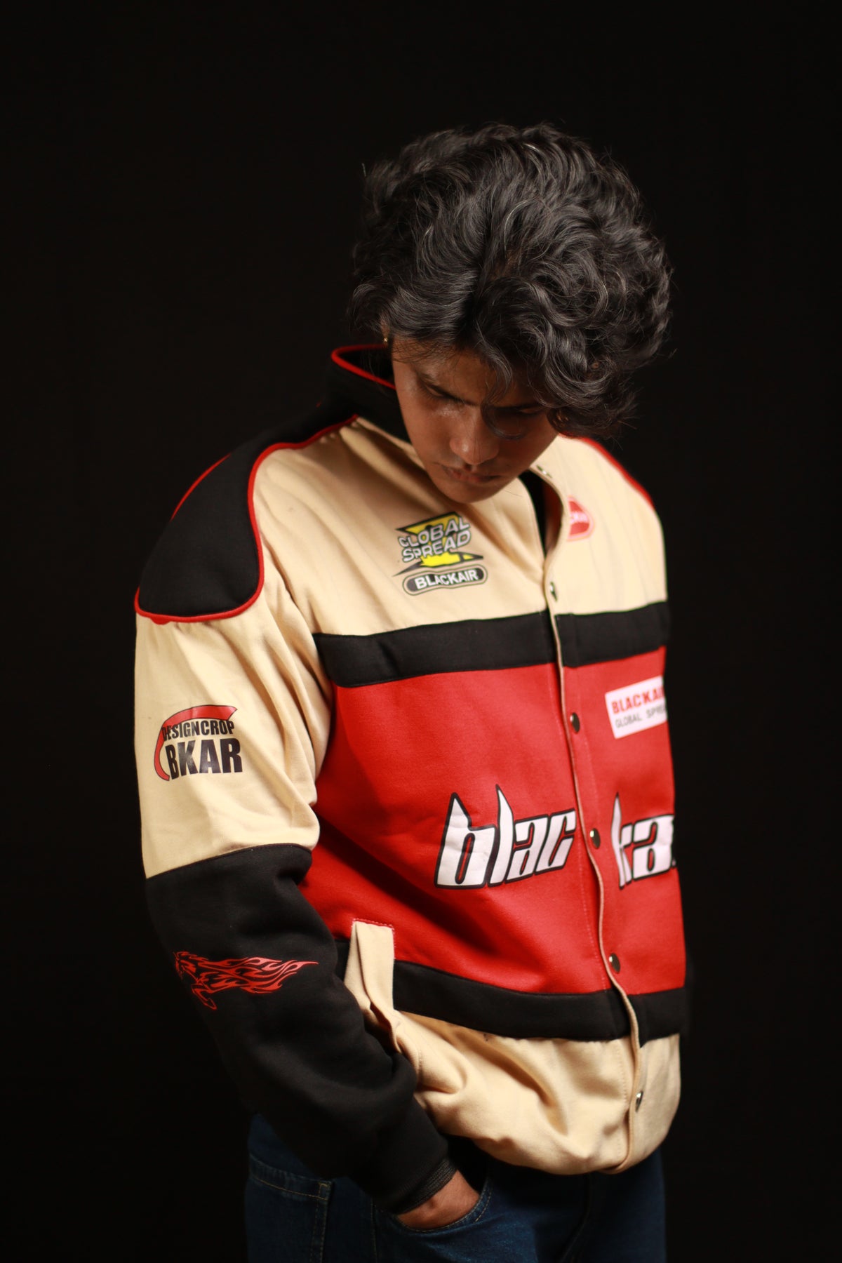 F1 BLACKAIR UNISEX VINTAGE JACKET MEETS MOTORSPORTS