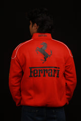 F1 RED FERRARI UNISEX RACING JACKET BY MONTE LINO I DTF