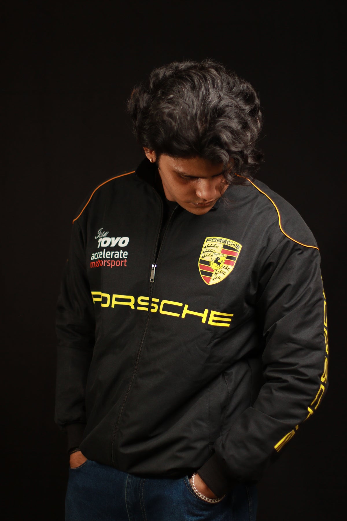 F1 PORSCHE UNISEX EMBROIDED JACKET