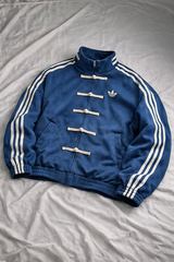 CNY-Inspired Premium Navy Blue Suede Jacket by stylestitch