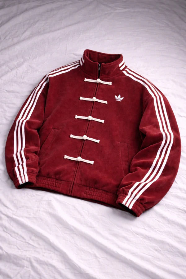 CNY-Inspired Premium Red Suede Jacket by stylestitch